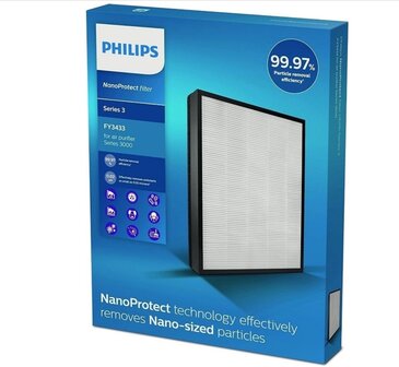 Philips NanoProtect FY3433/10 - HEPA- Luchtreinigingsfilter