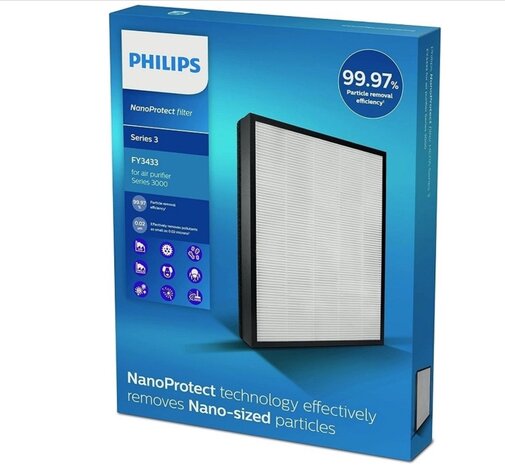 Philips NanoProtect FY3433/10 - HEPA- Luchtreinigingsfilter